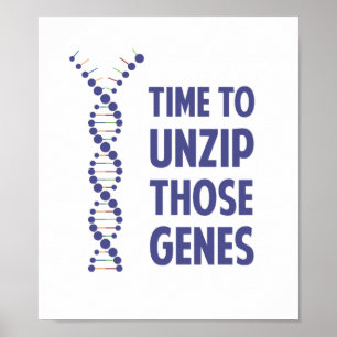 Zeit, jene genetischen Gene zu öffnen Poster