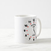 Zeit, jetzt ZUHAUSE zu gehen Kaffeetasse (VorderseiteRechts)