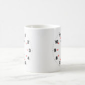 Zeit, jetzt ZUHAUSE zu gehen Kaffeetasse (Mittel)