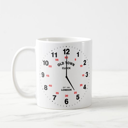 Zeit, jetzt ZUHAUSE zu gehen Kaffeetasse (Links)