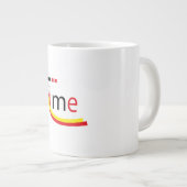 Zeit Jumbo-Tasse (Vorderseite Rechts)