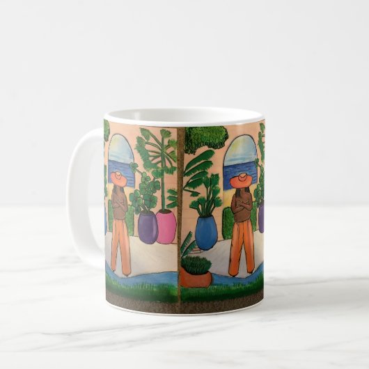 Zeit Kaffeetasse (Vorderseite Links)