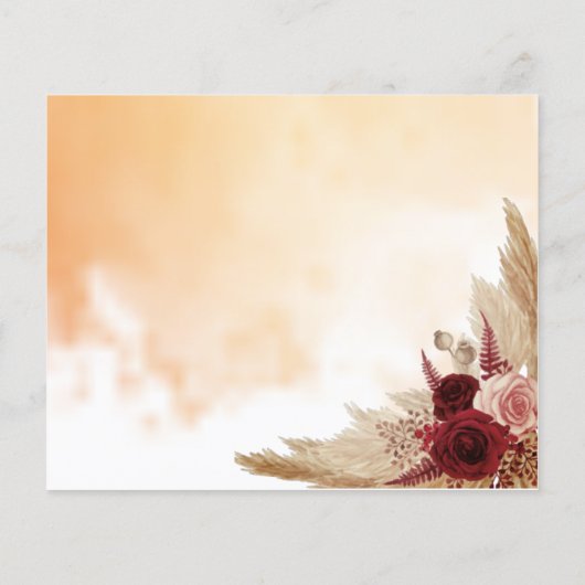 Zeit Kapselhinweis für eine Karte mit Brautparty (Hinten)