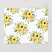 Zeit Kapselhinweis für eine Karte mit Brautparty (Hinten)