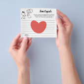 Zeit Kapselhinweis für eine Karte mit Brautparty (Gruppe)