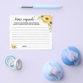 Zeit Kapselinfos für Couple Sunflowers Card Flyer (Einzeln)
