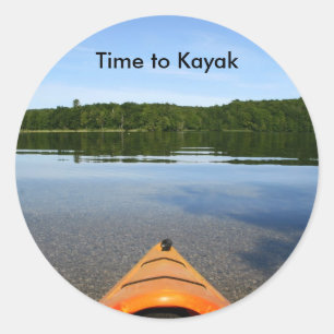 Zeit kayak Aufkleber