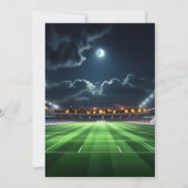 Zeit Kinder Jungs Ticket Fußball 1 Geburtstag Einladung (Rückseite)