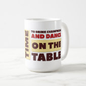 Zeit - Klassische Tasse (VorderseiteRechts)