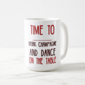 Zeit - Klassische Tasse (VorderseiteRechts)