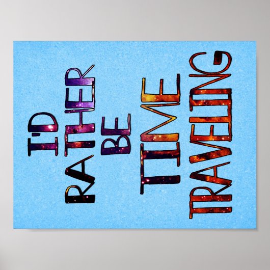 Zeit Kleine Reisen Poster (Vorne)