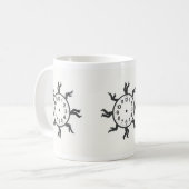 Zeit läuft ab kaffeetasse (Vorderseite Links)