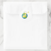 Zeit läuft aus Sticker (Tasche)