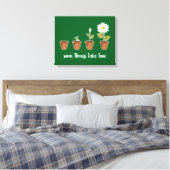 Zeit Leinwanddruck (Insitu (Schlafzimmer))