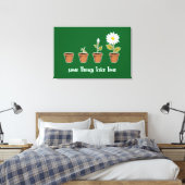 Zeit Leinwanddruck (Insitu (Schlafzimmer))