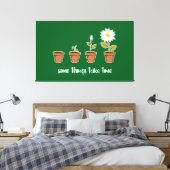 Zeit Leinwanddruck (Insitu (Schlafzimmer))