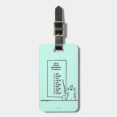 Zeit-Management Gepäckanhänger (Vorderseite vertikal)