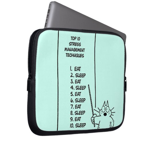 Zeit-Management Laptopschutzhülle (Vorne Rechts)