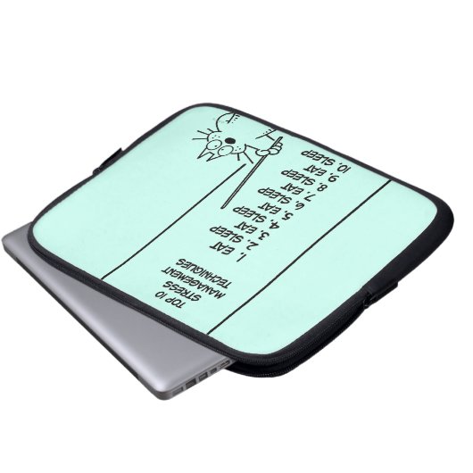 Zeit-Management Laptopschutzhülle (Vorne Knopf)