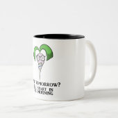 Zeit-Management-Rübe (Tasse) Zweifarbige Tasse (VorderseiteRechts)