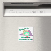 Zeit März auf 50. Geburtstagsgeschenke Magnet (In Situ (Geschirrspüler))