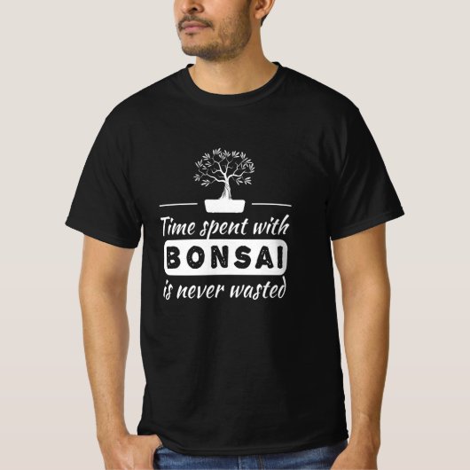 Zeit mit Bonsai T-Shirt (Vorderseite)