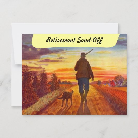 Zeit mit der besten Buddy-Rente-Party Einladung (Vorderseite)