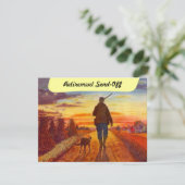 Zeit mit der besten Buddy-Rente-Party Einladung (Stehend Vorderseite)