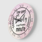 Zeit mit der Familie Große Wanduhr (Winkel)