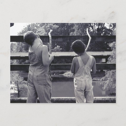 Zeit mit der Familie zu verbringen Postkarte (Vorderseite)