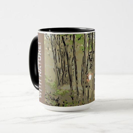 ZEIT MIT DER NATUR TASSE (Vorderseite Links)