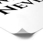 Zeit mit Katzen Niedliches Motivierend Plakat (Ecke)