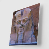 Zeit mit König Tut Quadratische Wanduhr (Winkel)