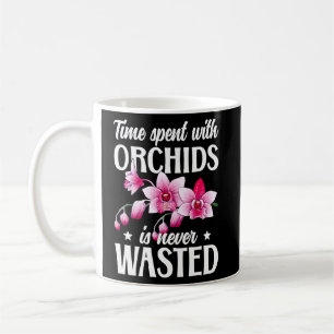Zeit mit Orchideen Orchid Blume Orchid Kaffeetasse