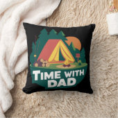 Zeit mit Vater - Vatertag Kissen (Decke)