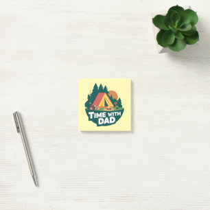 Zeit mit Vater - Vatertag Post-it Klebezettel