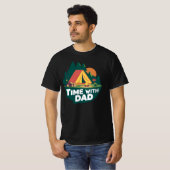 Zeit mit Vater - Vatertag T-Shirt (Vorne ganz)
