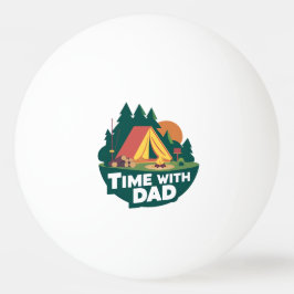 Zeit mit Vater - Vatertag Tischtennisball