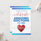 Zeit, Phantastische Ärzte wie SIE zu feiern Karte (Vorderseite/Rückseite Beispiel)