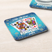 Zeit, Pinochle zu spielen Getränkeuntersetzer (Linke Seite)