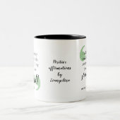 ZEIT, Positives Christliches Affirmationscoffe zu Zweifarbige Tasse (Mittel)