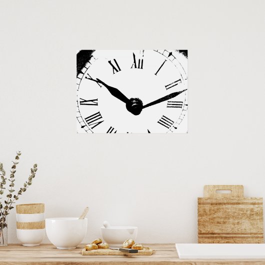 Zeit Poster (Küche)