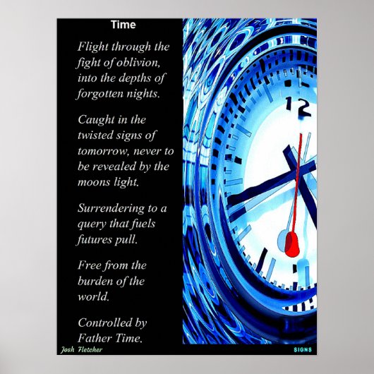 Zeit Poster (Vorne)
