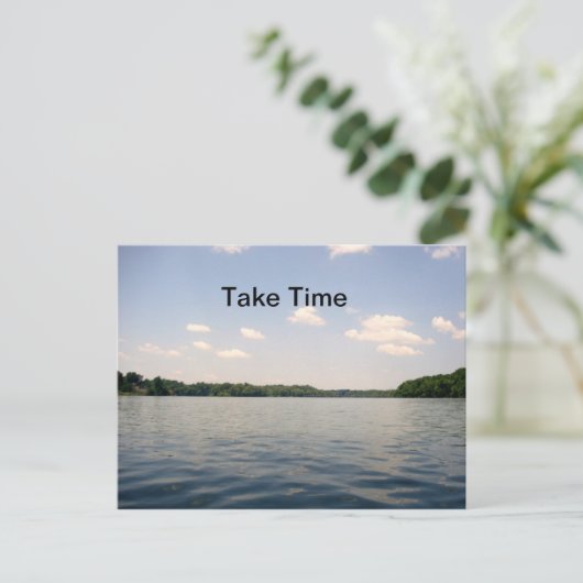 Zeit Postkarte (Stehend Vorderseite)