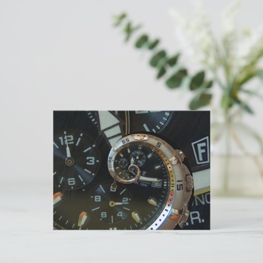 Zeit Postkarte (Stehend Vorderseite)