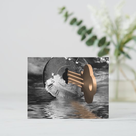 Zeit Postkarte (Stehend Vorderseite)