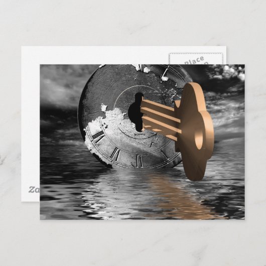 Zeit Postkarte (Vorne/Hinten)