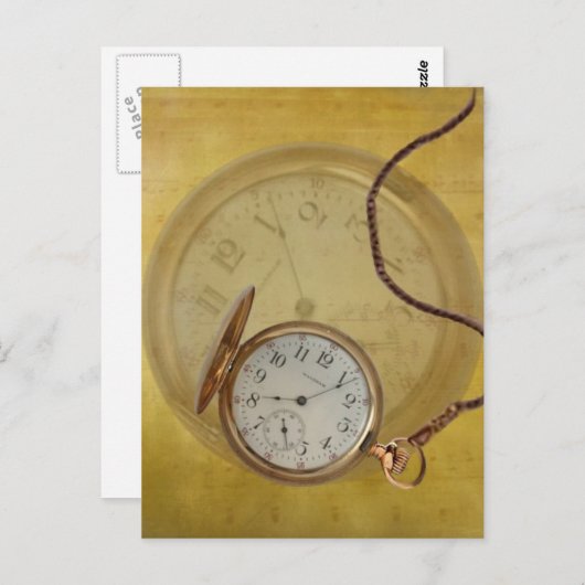 Zeit Postkarte (Vorne/Hinten)