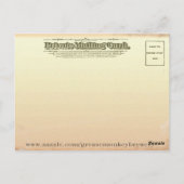 Zeit Postkarte (Rückseite)