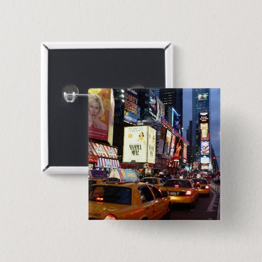 Zeit-quadratische Taxis Button (Vorne & Hinten)